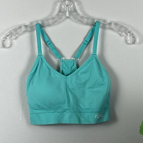 Ryka Teal Racerback Bra Size Medium - Picture 2 of 6